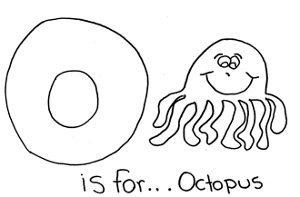 ocotpus coloring page